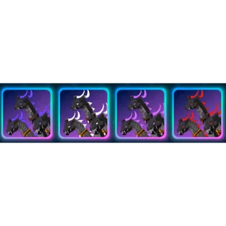 World Zero - HYDRAXIS COMPLETE SET 4X
