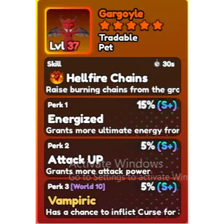 World Zero- Perfect Gargoyle Pet