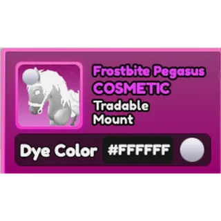 World Zero- FROSTBITE PEGASUS #FFFFFF
