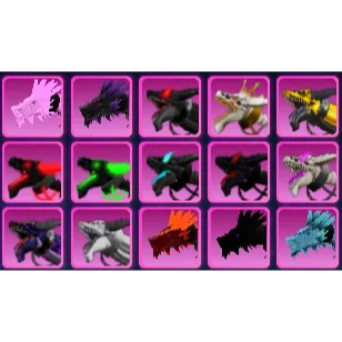 World Zero - ALL DRAGON MOUNT BUNDLE 18X