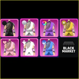 World Zero- Merman Costume 7 PACK