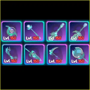 World Zero- Prefect Zero Weapon Set Bundle 8X