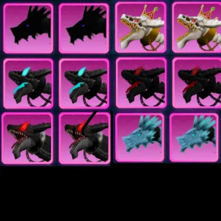 World Zero- Mega Twin Dragon Mount Pack 12X 