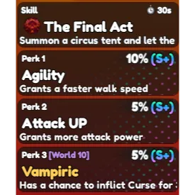 World Zero- Perfect Clown Pet Skill (SKILL ONLY NO VISUAL CLOWN)
