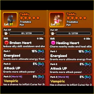 World Zero- PREFECT PINK & BLACK TEDDY PET