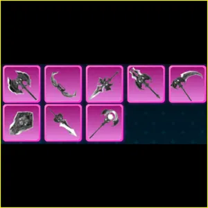 World Zero- RAVENFALL WEAPON SKIN 8X