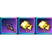 World Zero - SHADOWGOLD TRIDENT & 2x SHADOWGOLD AURA