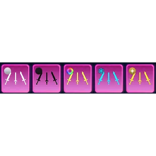 World Zero- ICE SWORDS 5 PACK 