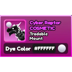 World Zero - CYBER RAPTOR HEX #FFFFFF