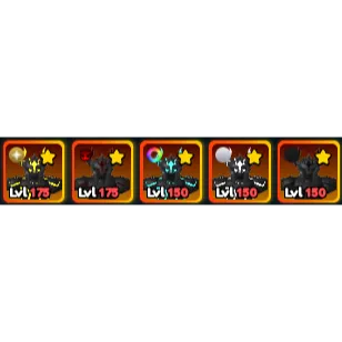 World Zero- PERFECT SPECIAL HEX MOLTEN GOLEM PET 5X 