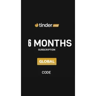 Tinder 6-Month Gold Membership