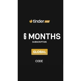 Tinder 6-Month Gold Membership