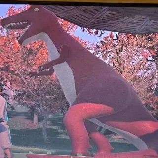 Giant Red Dino T rex