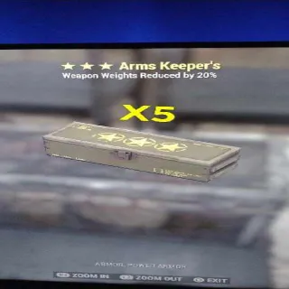 Arms Keeper's Mods X5