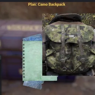 Camo Backpack Plan