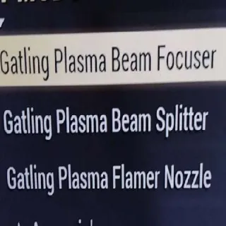 3 Gatling Plasma Mods