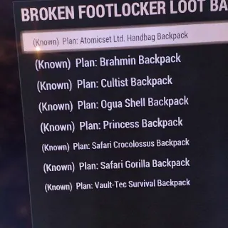 Backpack Plan Bundle