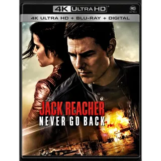 Jack Reacher: Never Go Back [4KUHD] Fandango Vudu