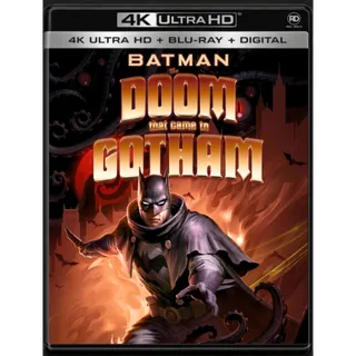 Batman: The Doom That Came to Gotham [4K UHD] Movies Anywhere (Fandango, Vudu, or iTunes) Via MA