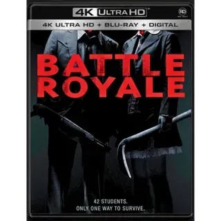 Battle Royale [4K UHD] Fandango only (MovieRedeem.com)