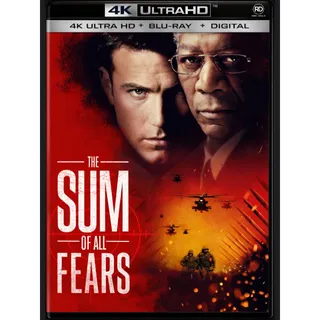 The Sum of All Fears [4K UHD] Fandango