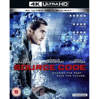Source Code [4K UHD] Fandango Vudu/FAH USA Digital Movie Code (Does NOT Port to Movies Anywhere)