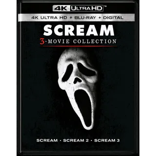 Scream Trilogy [4K UHD] Fandango Vudu