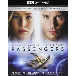 Passengers (2016) [4K UHD] MoviesAnywhere