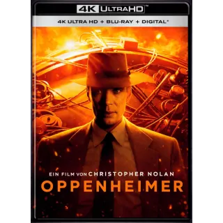 Oppenheimer 2023 [4K UHD] MoviesAnywhere