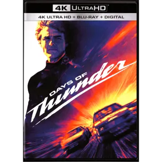 Days of Thunder [4K UHD] Fandango