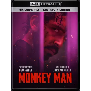 Monkey Man (2024) [4K UHD] MoviesAnywhere