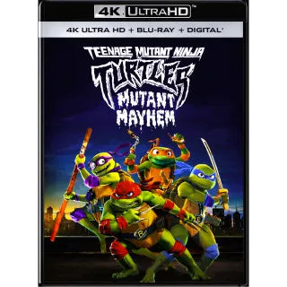 Teenage Mutant Ninja Turtles: Mutant Mayhem [4K UHD] Fandango