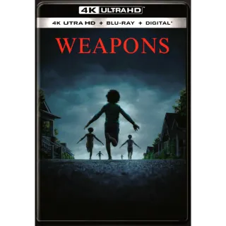 Weapons [4K UHD] MoviesAnywhere