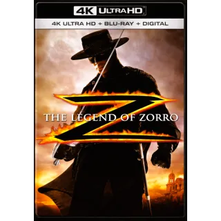 The Legend of Zorro [4K UHD] MoviesAnywhere