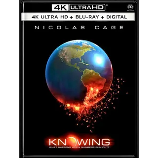 Knowing [4K UHD] Fandango Vudu