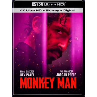 Monkey Man (2024) [4K UHD] MoviesAnywhere
