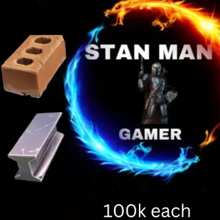 100k brick and metal