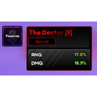 Good Stats The Doctor | Chopper (Corrupted II)
