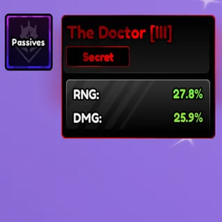 God Doctor | The Doctor (Corr III, 53.7%)