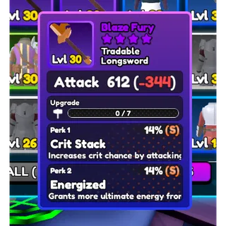 Blaze Fury | World Zero (S - All)