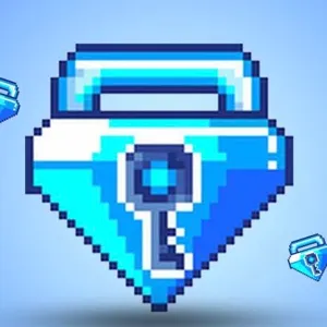 Growtopia 1 Blue Gem Lck