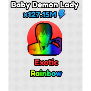 RAINBOW DEMON LADY