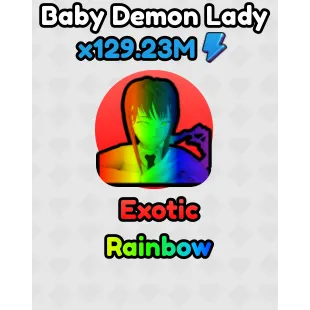 RAINBOW DEMON LADY