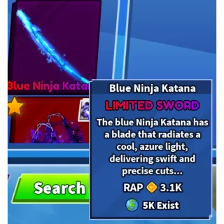 Blue Ninja Katana | Blade ball