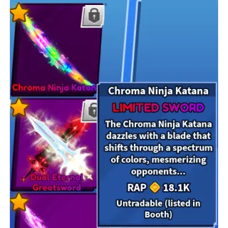 Chroma ninja katana (full set) blade