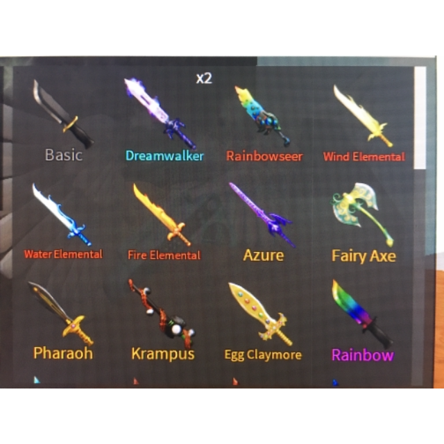 Assassin Knife Values On Roblox