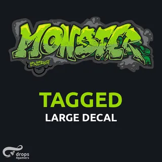 Call of Duty Modern Warfare 4 - Large Decal Tagged # Monster Energy # COD MW4