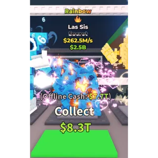 Steal a brain rot : Rainbow Las sis 262.5m/s