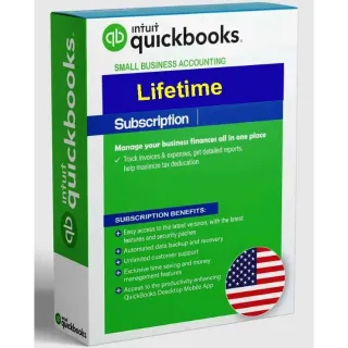 Intuit QuickBooks Desktop Pro 2024, Lifetime Activation