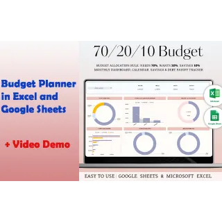 Monthly Budget Spreadsheet Google Sheets Excel Template Financial Planner Debt 